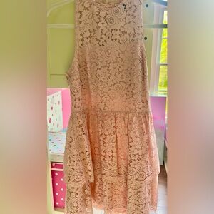 Pale Pink Lace Dress